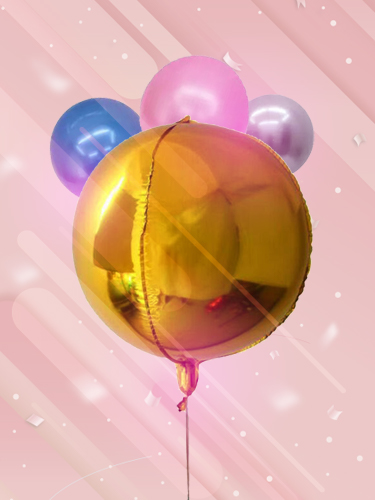 yuvarlak folyo balon